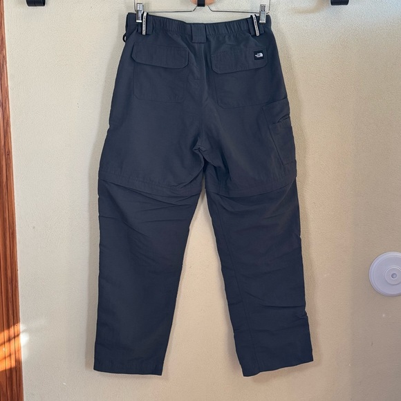 The North Face Gray Paramount Trail Convertible Cargo Pants Belt Like New Mens S - Picture 8 of 12
